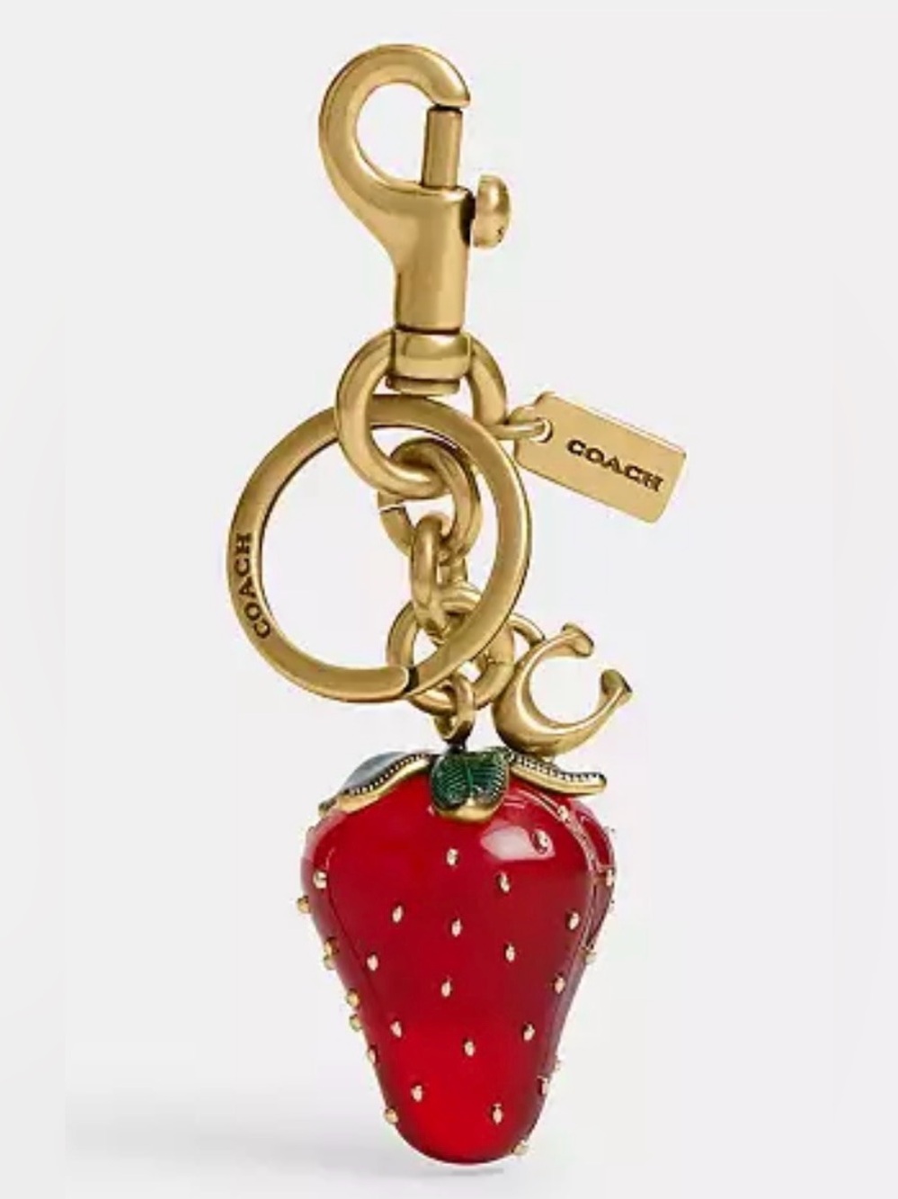Coach Strawberry KeyFob